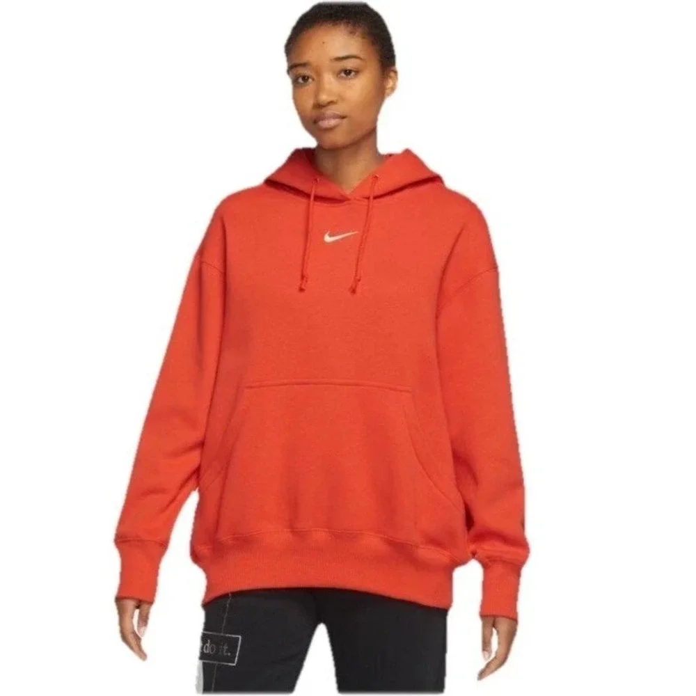 NIKE Women's NSW Phoenix Fleece Pullover Hoodie Sweatshirt Sz MED NEW DQ5860-633